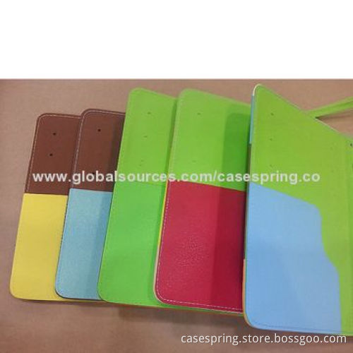 Rainbow-colored Protective Sleeves/Leather Cases for iPad Mini, Various Colors Available